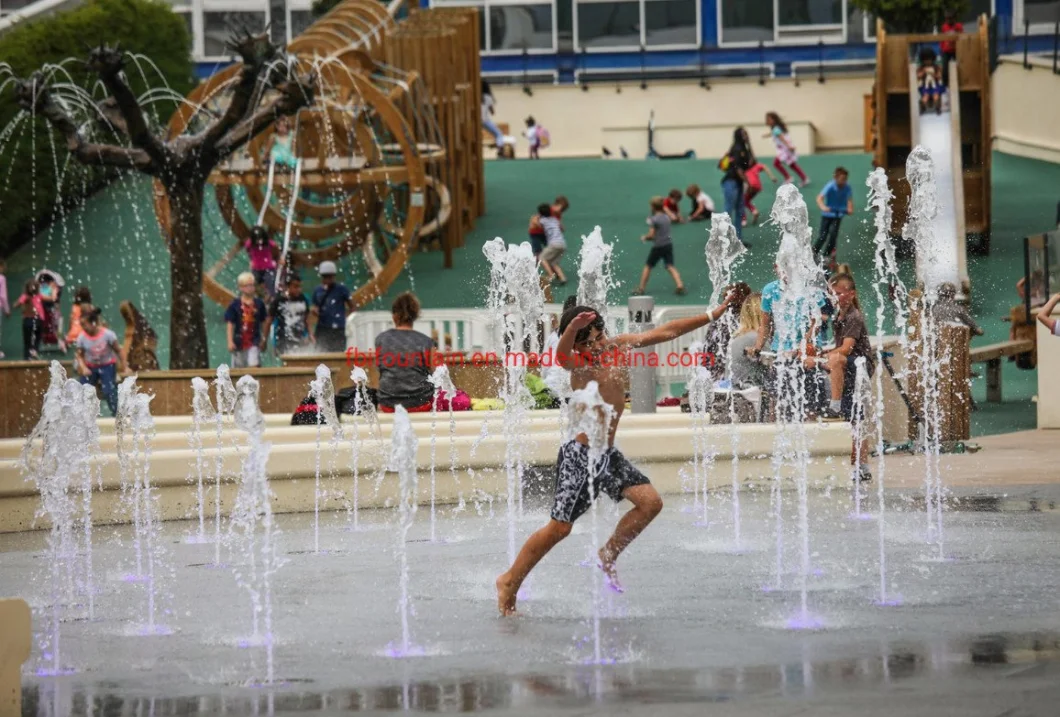 Interactive Outdoor 20m Round Kids Playing Floor Fountains