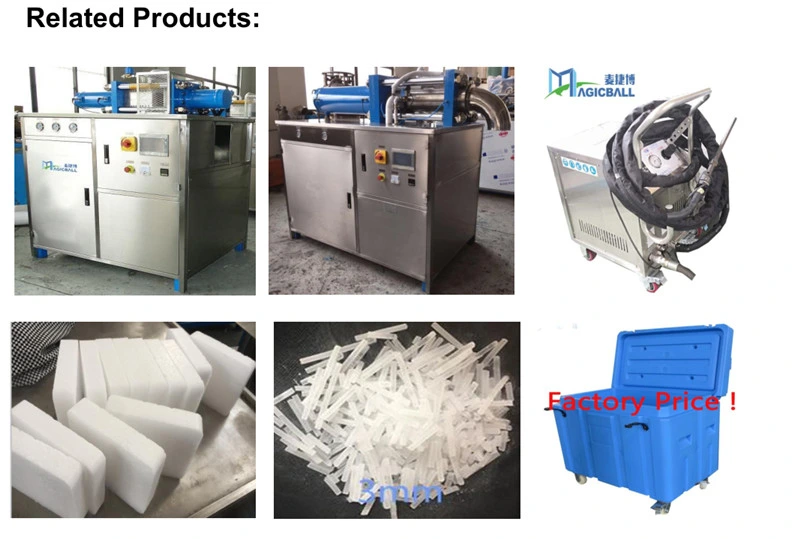 Artificial Snow Machine/300kg Ice Making Machine/Make Machine Dry Ice CO2